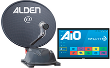 Alden Onelight@ 60 HD EVO vollautomatische Satellitenanlage Platinium inklusive LTE Antenne und A.I.O. Smart TV mit integrierter Antennensteuerung 