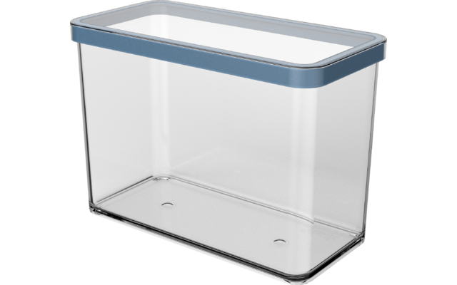 Rotho Loft Premium boîte à provisions rectangulaire 2,1 litres bleu horizon