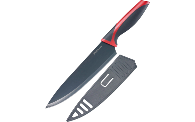 Westmark Chef knife blade 20 cm black / red