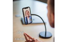 798569 - Silwy x Fidlock Porte-téléphone portable magnétique sous vide Desk FLEX pour le bureau