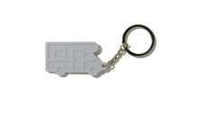 Pufz key ring camper grey