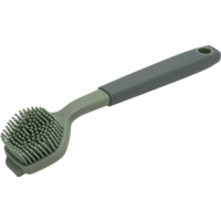 Berger Silikon Reinigungsb&uuml;rste mit Schabekante gr&uuml;n