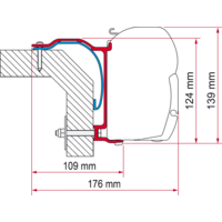 Fiamma Kit Laika X luifeladapter voor Fiamma F45