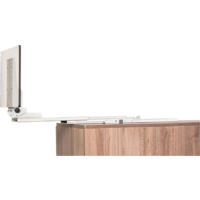 Caratec CFA100H Flex TV standaard aluminium zilver/zwart 15 tot 24&rdquo;