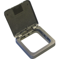 Cadre simple avec couvercle rabattable 60 x 60 mm System 30.000 Inprojal