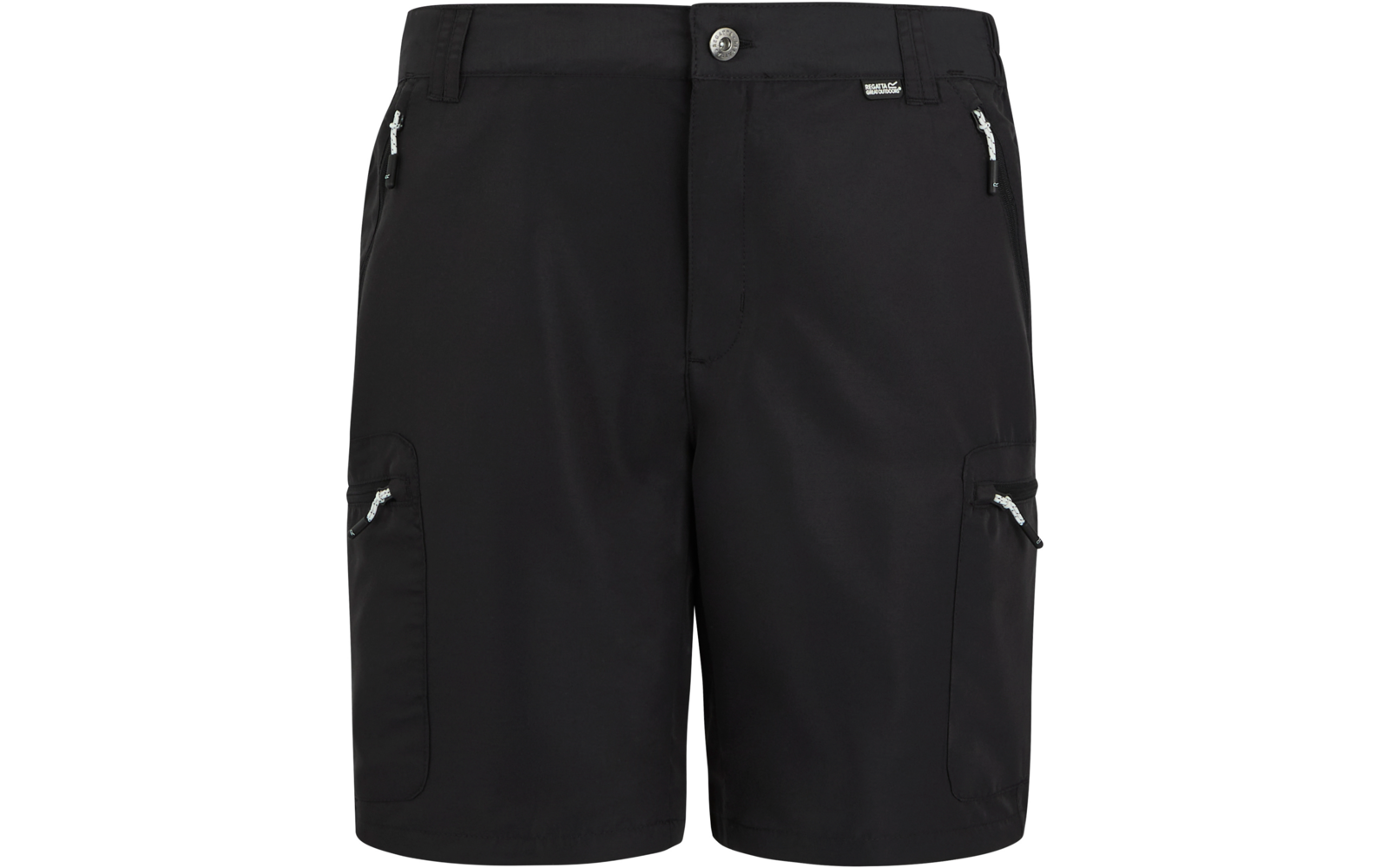 Schwarze kurze Hose mit mehreren Taschen