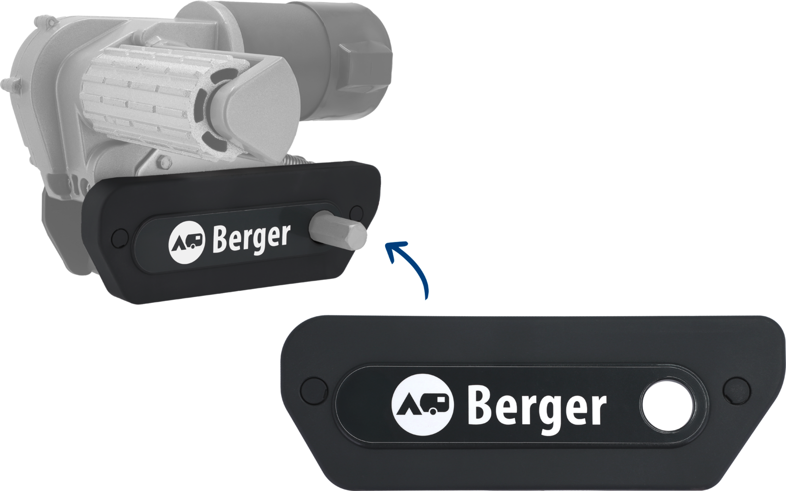 Product afbeelding Berger Abdeckung f&uuml;r Rangierhilfe Titanium 1