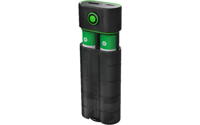 LedLenser Flex7 Powerbank schwarz/grün