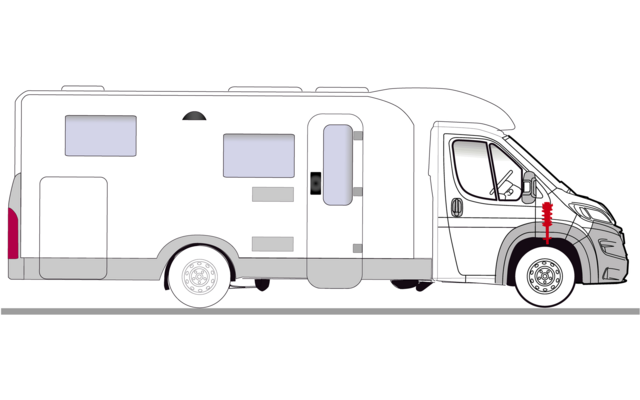 Produktbild Linnepe ProShock Komfortfederbein f&uuml;r Fiat Ducato x250 x290  1