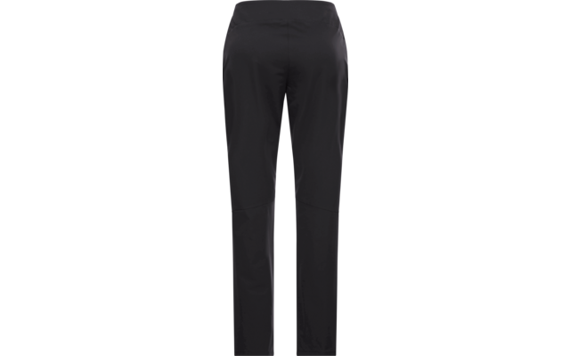 Schwarze Hose, Rückansicht, vor weißem Hintergrund