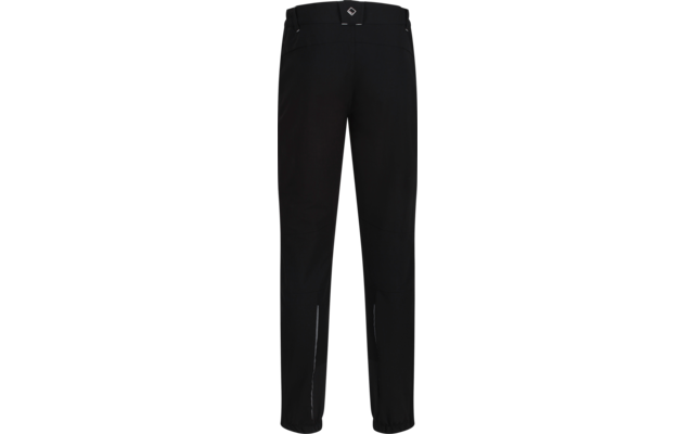 Eine schwarze Hose auf weißem Hintergrund