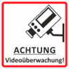 Schütz Panneau de signalisation de vidéosurveillance 100 x 100 x 0,5 mm