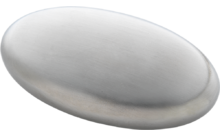 Metaltex Savon pour les mains en acier inoxydable pour neutraliser les odeurs 8 x 5 x 2 cm
