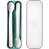 Mepal Mio F&uuml;tterl&ouml;ffelset 2 St&uuml;ck deep turquoise