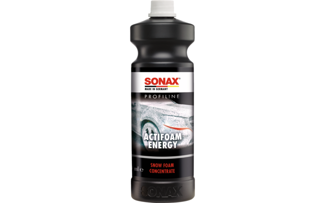 Zwarte fles met rode dop en Sonax ProfiLine Xtreme Energy etiket