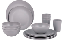 Bo-Camp Renew Set de vaisselle en RPET recyclé 16 pièces