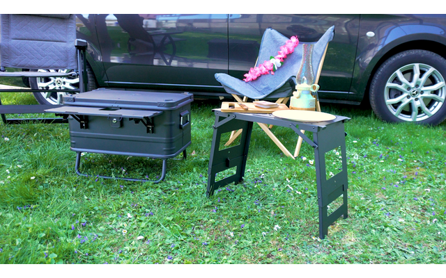 Immagine del prodotto Box da cucina e trasporto Camplife Santiago con tavolino separato 1