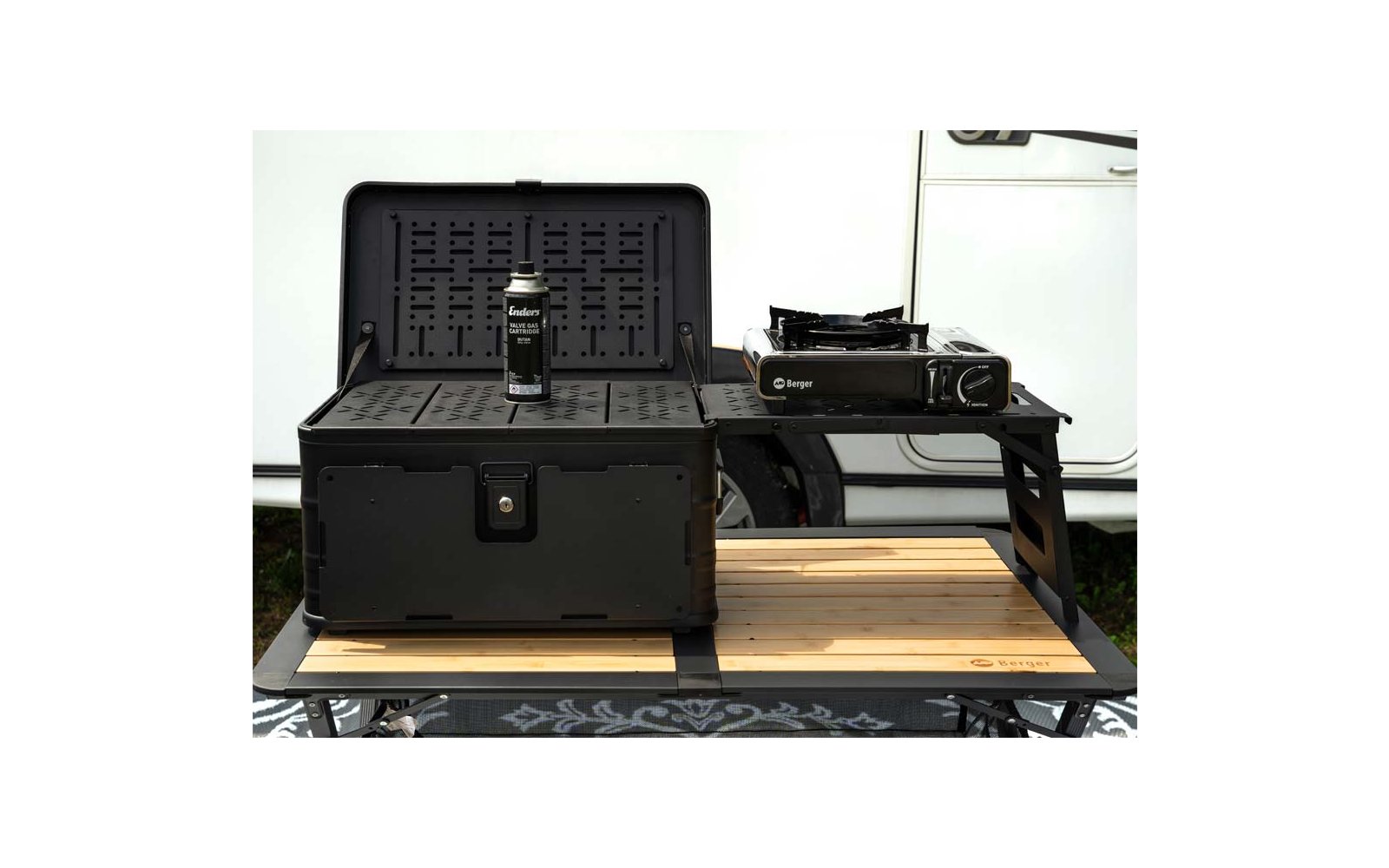 Produktbild Camplife Santiago K&uuml;chenbox mit separatem Seitentisch 1