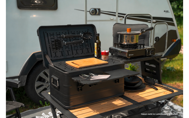 Produktbild Camplife Santiago K&uuml;chenbox mit separatem Seitentisch 1