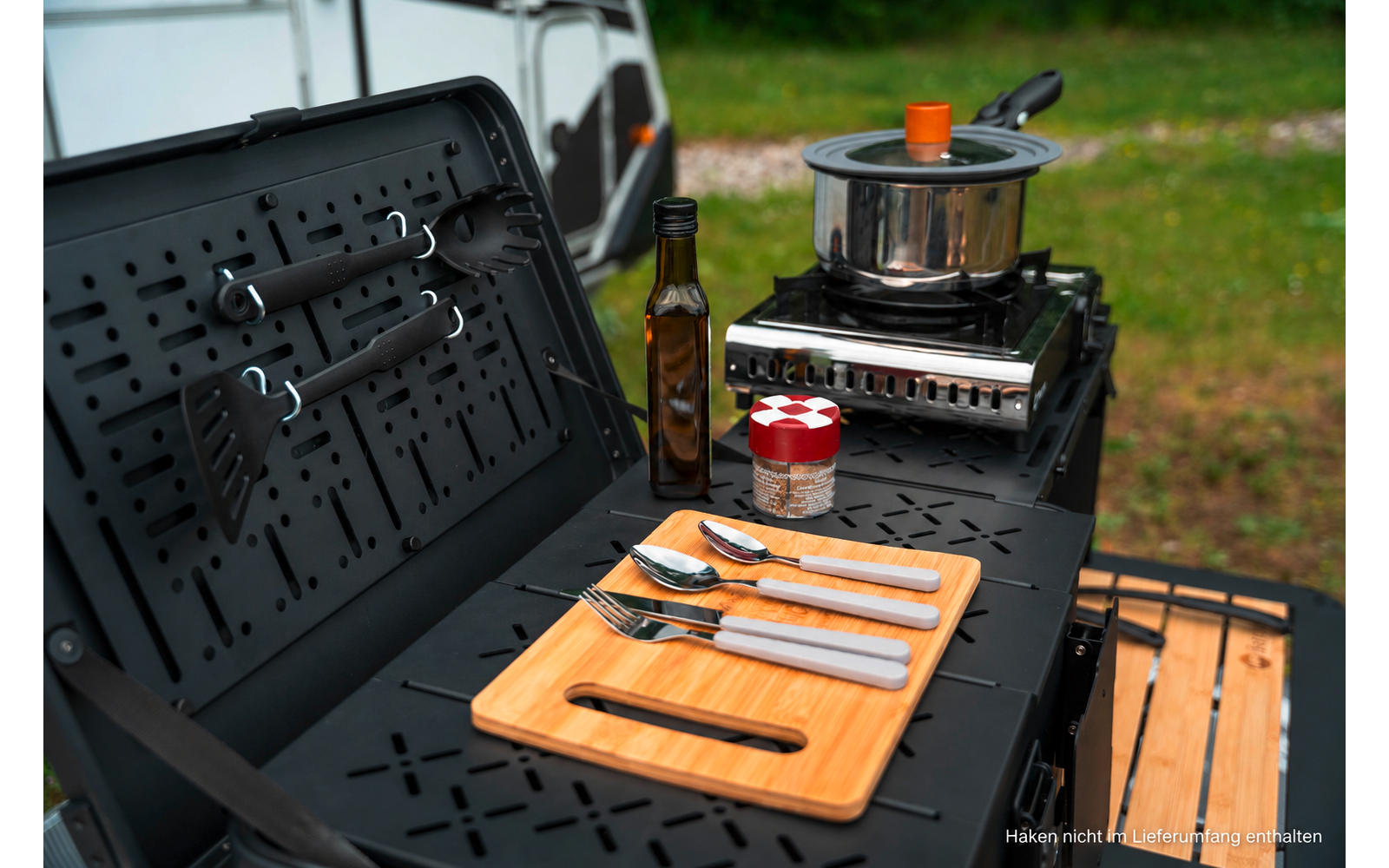 Produktbild Camplife Santiago K&uuml;chenbox mit separatem Seitentisch 1