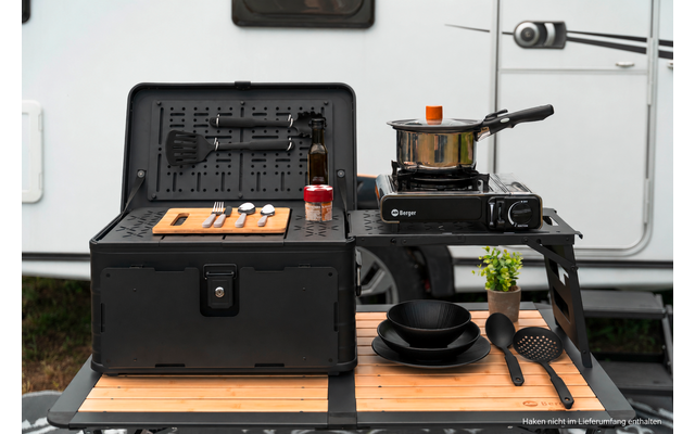 Produktbild Camplife Santiago K&uuml;chenbox mit separatem Seitentisch 1