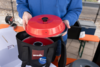 Omnia x Fritz Berger Campingbackofen 3 Liter Set 5-tlg. inkl. Silikonbackform, Aufbackgitter, Transporttasche & Thermometer