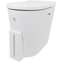 ATY Verplaatsbaar metalen composttoilet met opvangzak