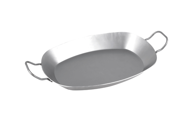 ovale ijzeren pan