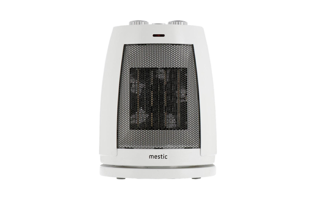 Mestic MKK-150 Keramik Heizgerät weiß/grau 1500 W  