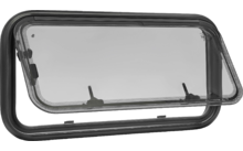 Polyplastic Polyvision AERO Rahmenfenster mit Aluminiumrahmen und Aussteller
