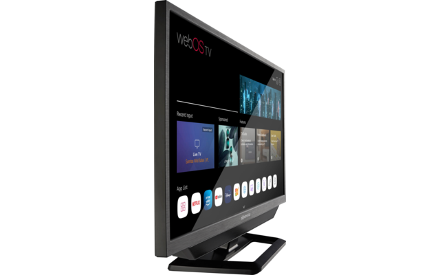 Alphatronics SLA-22 DSBW plus LED TV mit Triple Tuner / DVD Player inklusive DVB-T Stabantenne 22 Zoll