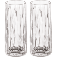 Koziol Club No. 3 Superglas Cocktailglas 250 ml 2er Set bruchsicher und isolierend crystal clear
