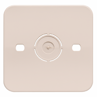 Berker self-extinguishing base plate for surface mounting white