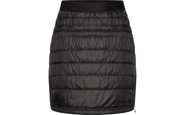 Jupe noire matelassée avec ceinture élastique