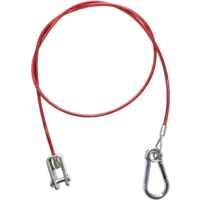 Berger Abreissseil Anh&auml;nger Quicklink 105 cm rot