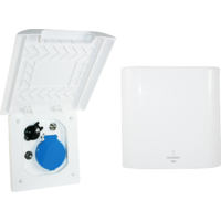 Haba Element Line ESB 3 Außensteckdose Multifunktion 230 V / 12 V / Antenne / Satellit