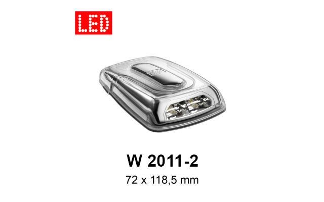 Jokon BL 2011-2 Lampe clignotante 9 à 32 V transparente