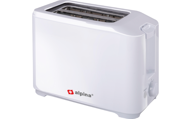 Alpina Doppelschlitz Toaster 700 W weiß