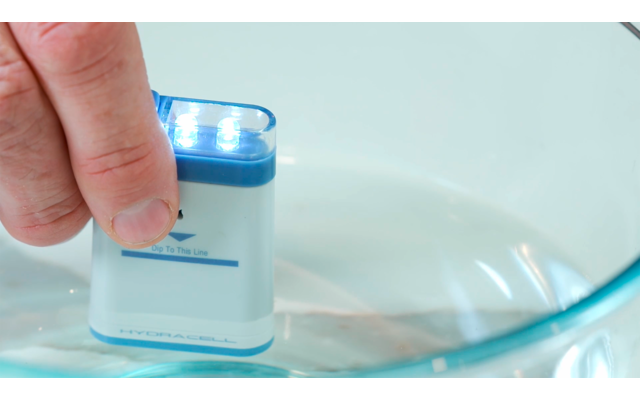 HydraCell Mini-Notlicht grau/blau Einzelpack
