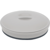Contenedor redondo gris con tapa