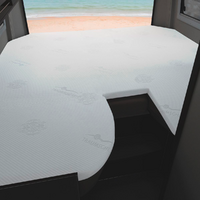Bettwaren-Shop Traumschlaf Premium gel foam topper suitable for P&ouml;ssl Summit 640 / one-piece