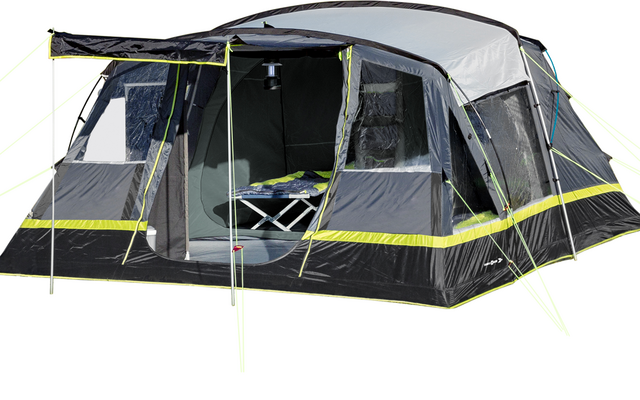 Product afbeelding Brunner Kalynda 5 persoons familietent 360 x 490 x 205 cm grijs / groen 1