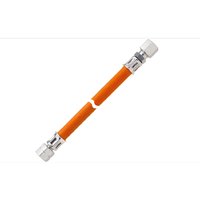 GOK Mitteldruckschlauchleitung Gas &Uuml;berwurfmutter G 1/4 LH auf  5/8 UNF-&Uuml;M 600 mm