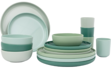 823597 - Bo-Camp Dune Campinggeschirr-Set 16-teilig aus RPET für 4 Personen