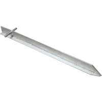 High Peak Stahl T Hering 2er Pack 30 cm silber