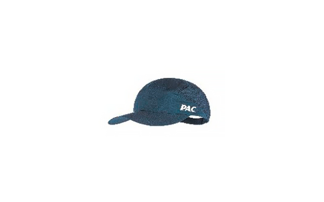 Blaues Basecap mit weißem Schriftzug PAC