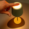 Kleines Produktbild Silwy Magnet-Leuchte Tischleuchte mit Metall-Nano-Gel-Platzset 1