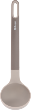 Berger Suppenkelle aus Silikon/Kunststoff grau