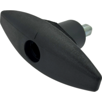 STS insteekslot ellips voor insteekcilinder-inzetstukken STS / Zadi met grote greep zwart