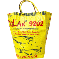 Beadbags laundry bag transport bag small yellow